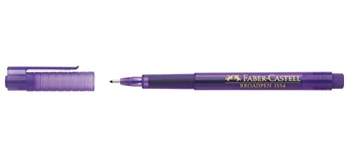 Faber-Castell Filzstifte, Broadpen, breite Spitze, Violett, 3 Stück von Faber-Castell