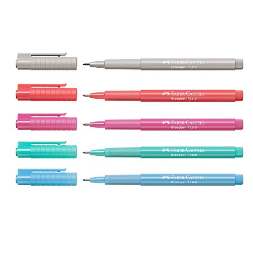 Faber-Castell - Fineliner Broadpen, 0,8 mm (Set Pastell) von Faber-Castell