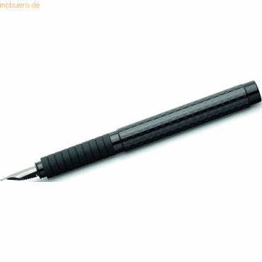 Faber Castell Füllhalter Basic Black Carbon F von Faber Castell