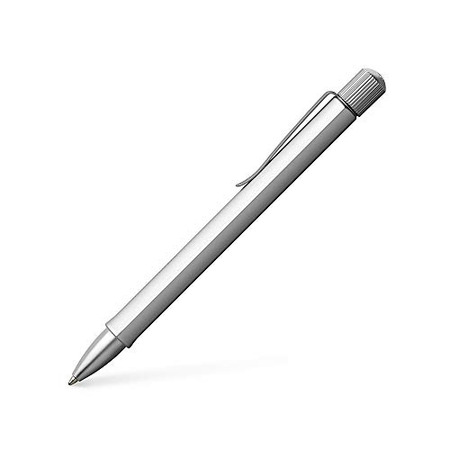 Faber-Castell Kugelschreiber Hexo silber, 1 Stück (1er Pack) von Faber-Castell