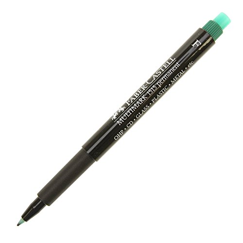 Faber-Castell MULTIMARK Permanentmarker Green 1pc (S) - Permanent Markers (Grün, Schwarz, Grün, Kunststoff, dünn, 1 Stück (S)) von Faber-Castell