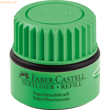 Faber Castell Nachfülltinte für den Textmarker 48 Refill 25ml grün von Faber Castell