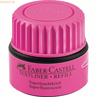 Faber Castell Nachfülltinte für den Textmarker 48 Refill 25ml rosa von Faber Castell