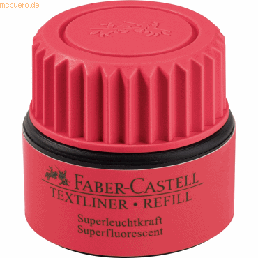 Faber Castell Nachfülltinte für den Textmarker 48 Refill 25ml rot von Faber Castell