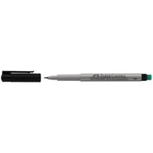 Faber-Castell OHP-Stift S wasserloeslich schwarz 0,4mm von Faber-Castell