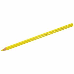 Faber-Castell Polychromos 110105 gelb 1pièce (S) Bleistift Farbe – Buntstifte (1 Stück (S), starr, gelb, Holz, gelb, rund) von Faber-Castell