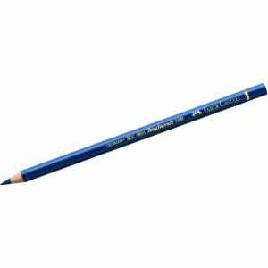 Faber-Castell Polychromos 110246 blau 1pièce (S) Bleistift Farbe – Buntstifte (1 Stück (S), starr, blau, Holz, blau, rund) von Faber-Castell