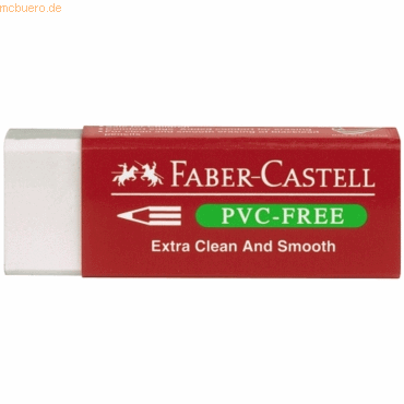 20 x Faber Castell Radierer Kunststoff PVC-Free weiß 20 x Faber Castell Radierer Kunststoff PVC-Free weiß von Faber Castell