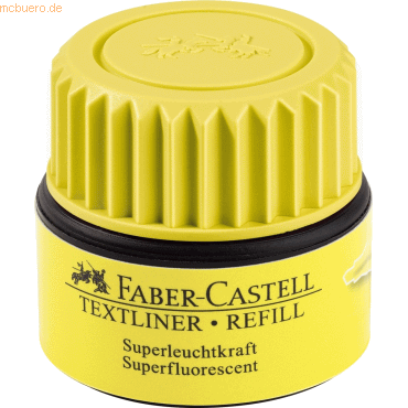 Faber Castell Refillstation Textliner 30ml gelb von Faber Castell