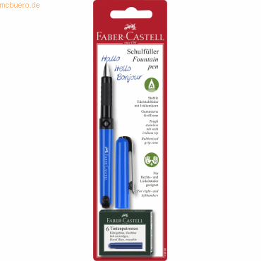 5 x Faber Castell Schreiblernfüller für Rechtshänder A-Feder inkl. Pat 5 x Faber Castell Schreiblernfüller für Rechtshänder A-Feder inkl. Pat von Faber Castell