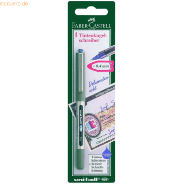 Faber Castell Tintenkugelschreiber UB Eye fine blau von Faber Castell