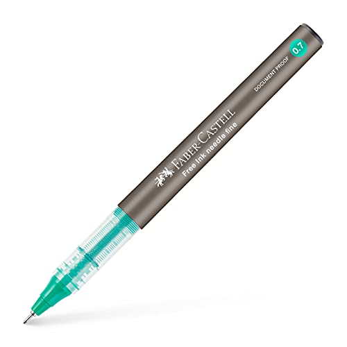 Faber-Castell Tintenroller Free Ink Needle 0,7 grün von Faber-Castell