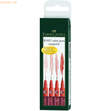 5 x Faber Castell Tuschestift Pitt Artist Pen 4er Etui Spitze: sortier 5 x Faber Castell Tuschestift Pitt Artist Pen 4er Etui Spitze: sortier von Faber Castell