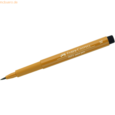 5 x Faber Castell Tuschestift Pitt Artist Pen Spitze: Brush grüngold von Faber Castell