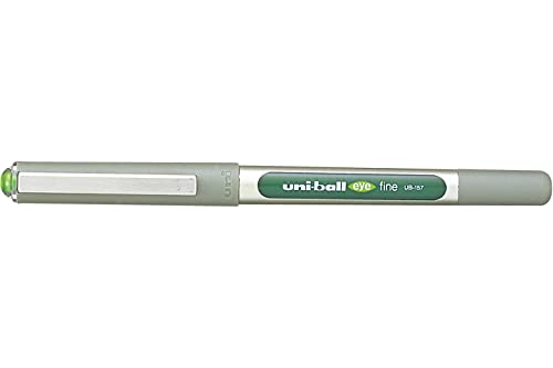 Faber-Castell uni-ball 148184 - Tintenroller uni-ball Eye Design, 0,4 mm, grün, 1 Stück von Uni-Ball
