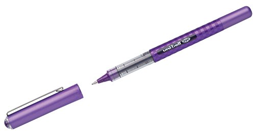 Faber-Castell uni-ball 148185 - Tintenroller uni-ball Eye Design, 0,4 mm, violett, 1 Stück von Uni-Ball