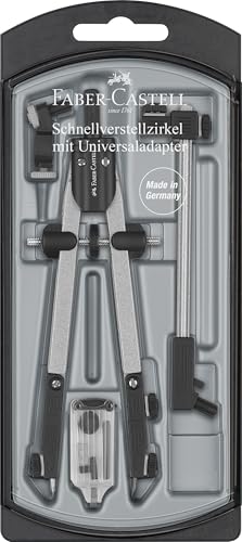Faber-castell 174045 Schnellverstellzirkel mit Aniversaladapter + Verlängerung und Zubehör Faber-castell 174045 Schnellverstellzirkel mit Aniversaladapter + Verlängerung und Zubehör von Faber Castell
