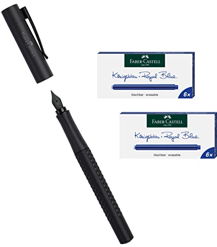 Fountain Pen Faber-Castell Grip All Black M. von Faber-Castell
