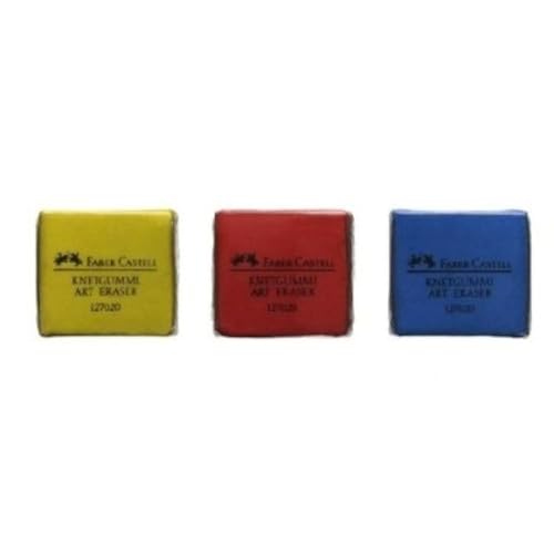 Knetgummi Radierer, Faber Castell in Rot, Gelb oder Blau, sortiert. Knetgummi Radierer, Faber Castell in Rot, Gelb oder Blau, sortiert. von Faber-Castell