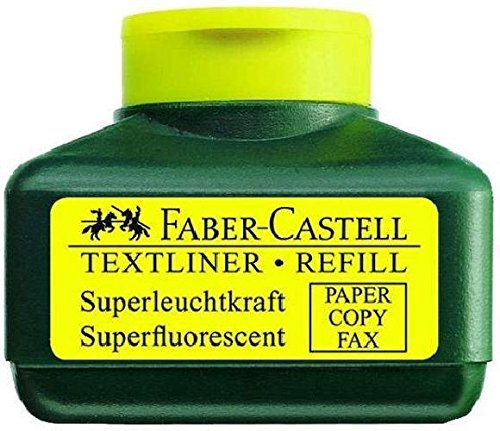 Nachfülltinte 1549 AUTOMATIC REFILL für Textliner 48 REFILL, 30 ml, gelb von Faber-Castell