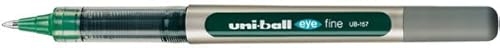 Tintenroller uni-ball EYE Fine, Schaft metallic, Strichstärke 0.4mm, grün Tintenroller uni-ball EYE Fine, Schaft metallic, Strichstärke 0.4mm, grün von Faber-Castell