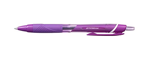 Uni-Ball Jetstream sxn-150–07 einziehbar Tintenroller [3 Stück] Violet Schaft mit Violet Tinte von Faber-Castell