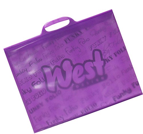 West Design A3 Funky Folio Plain Purple von Westfolio