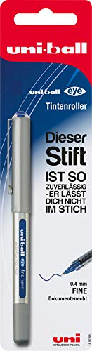 uni-ball 148298 - Tintenroller uni-ball Eye UB-157, fine, 0,4 mm, Blisterkarte, blau, 1 Stück uni-ball 148298 - Tintenroller uni-ball Eye UB-157, fine, 0,4 mm, Blisterkarte, blau, 1 Stück von Mitsubishi