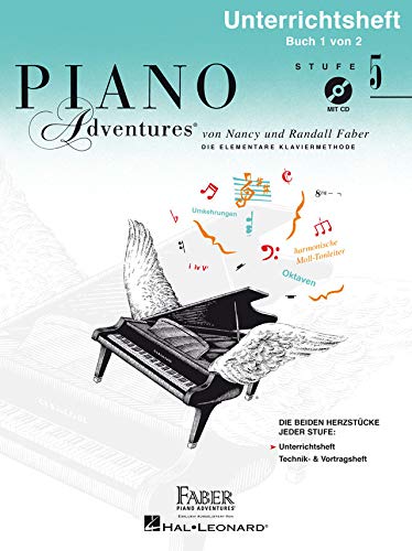 Nancy Faber,Randall Faber-Piano Adventures: Unterrichtsheft 5 (Mit CD)-BOOK+CD von Faber Piano Adventures