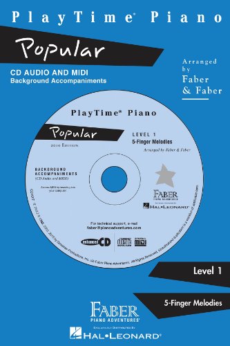 Playtime Piano Popular CD Level 1 Accompaniments von Faber Piano Adventures