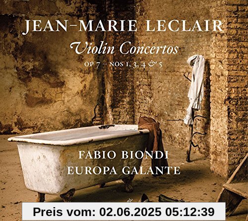 Leclair: Violinkonzerte op.7, Nr. 1, 3, 4 & 5 von Fabio Biondi