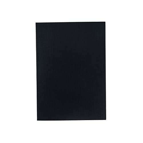 Fabriano Ecoqua Plus Notizbuch mit Klebstoffbindung, 14,7 x 21,1 cm, A5, liniert, Schwarz von Fabriano