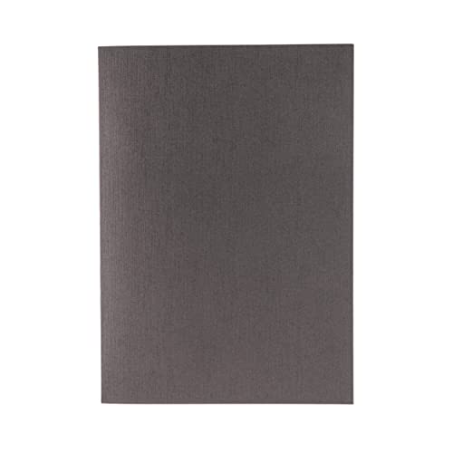 Fabriano Ecoqua Plus Notizbuch mit Klebstoffbindung, 21,1 x 29,7 cm, A4, gepunktet, Grau von Fabriano