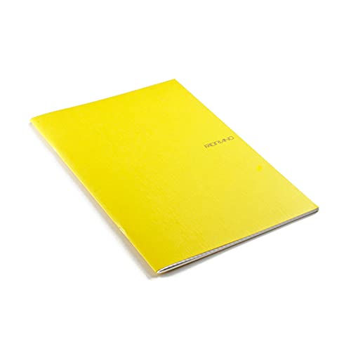 Fabriano Limone Notizbuch, liniert, geklammert, Format A4, Gelb, 5 Stück von Fabriano