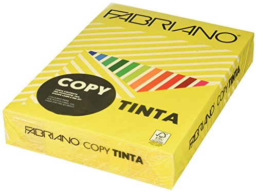 Fabriano f60621297-confezione von Papier, 500 Blatt A4, 80 g, Farbe gelb stark von Fabriano