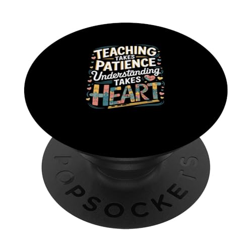 Autismus-Bewusstseinslehrer PopSockets Klebender PopGrip von Fabrinity
