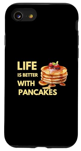 Das Leben ist besser mit Pfannkuchen Hülle für iPhone SE (2020) / 7 / 8 von Fabrinity