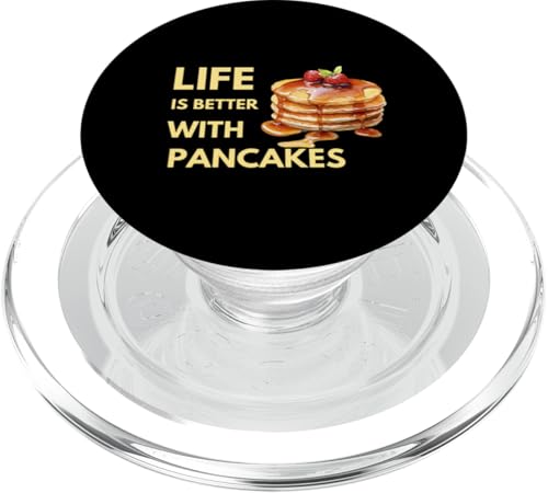 Das Leben ist besser mit Pfannkuchen PopSockets PopGrip für MagSafe Das Leben ist besser mit Pfannkuchen PopSockets PopGrip für MagSafe von Fabrinity