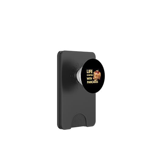 Das Leben ist besser mit Pfannkuchen PopSockets PopWallet für MagSafe Das Leben ist besser mit Pfannkuchen PopSockets PopWallet für MagSafe von Fabrinity