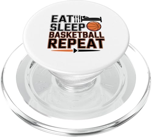 Essen, schlafen, Basketball wiederholen PopSockets PopGrip für MagSafe Essen, schlafen, Basketball wiederholen PopSockets PopGrip für MagSafe von Fabrinity