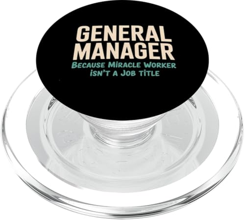 Geschäftsführer weil Wundertäter PopSockets PopGrip für MagSafe Geschäftsführer weil Wundertäter PopSockets PopGrip für MagSafe von Fabrinity