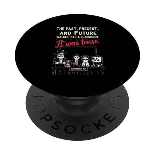 Lustiges Englischlehrer-Wortspiel PopSockets Klebender PopGrip von Fabrinity