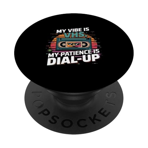 Retro Vintage 80er 90er Jahre PopSockets Klebender PopGrip von Fabrinity
