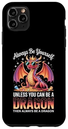 Sei immer du selbst, außer du kannst ein Drache sein Hülle für iPhone 11 Pro Max Sei immer du selbst, außer du kannst ein Drache sein Hülle für iPhone 11 Pro Max von Fabrinity