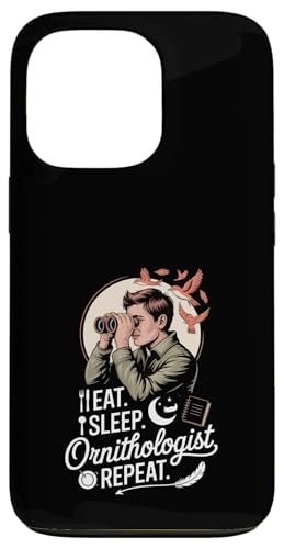 essen, schlafen, ornithologisch wiederholen Hülle für iPhone 13 Pro essen, schlafen, ornithologisch wiederholen Hülle für iPhone 13 Pro von Fabrinity