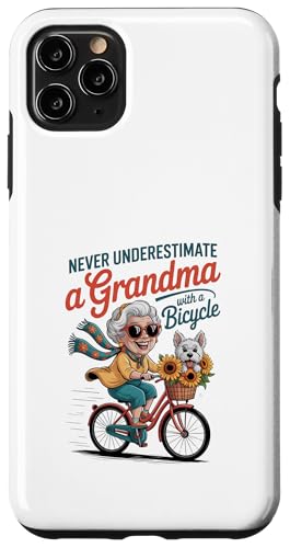 unterschätze niemals eine Oma mit dem Fahrrad Hülle für iPhone 11 Pro Max unterschätze niemals eine Oma mit dem Fahrrad Hülle für iPhone 11 Pro Max von Fabrinity
