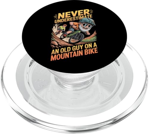 unterschätze niemals einen alten Kerl auf einem Mountainbike PopSockets PopGrip für MagSafe unterschätze niemals einen alten Kerl auf einem Mountainbike PopSockets PopGrip für MagSafe von Fabrinity