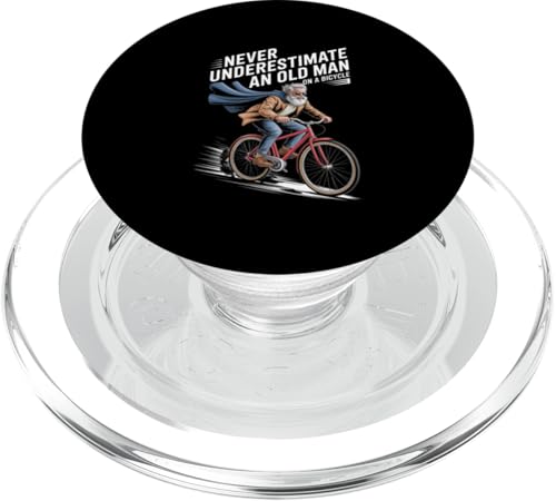 unterschätze niemals einen alten Mann auf dem Fahrrad PopSockets PopGrip für MagSafe unterschätze niemals einen alten Mann auf dem Fahrrad PopSockets PopGrip für MagSafe von Fabrinity