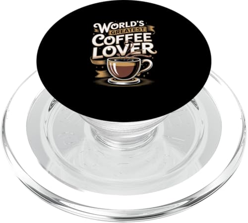 weltweit größter Kaffeeliebhaber PopSockets PopGrip für MagSafe weltweit größter Kaffeeliebhaber PopSockets PopGrip für MagSafe von Fabrinity