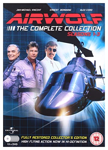 Airwolf - The Complete Collection:Seasons 1-3 - 13 DVD Set [DVD] [UK Import] von Fabulous Films